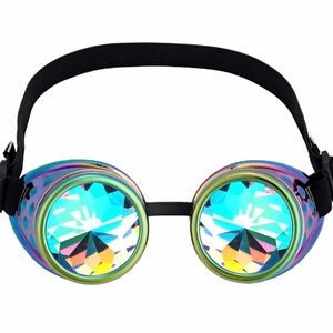 NWOT Kaleidoscope Goggles/Glasses for Raves Festival Cosplay